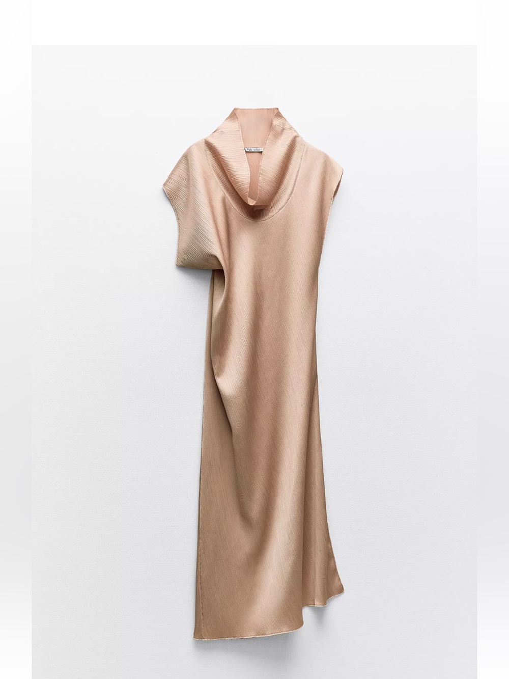 Zara pleated midi dress